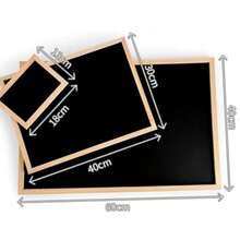 Solid Wood Frame Blackboard, Commercial Menu Set, Restaurant Advertisement Board, Magnetic Refrigerator Magnets, Erasable Wall Photos, Whiteboard Wall, Doodle-Friendly Wall Sticker. - 1PC - View 5