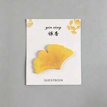 Realistic Leaf Shaped Sticky Notes, Maple, Ginkgo, Mulberry, Watercolor Blue Leaf, 4 Styles Combination, Fresh Watercolor Leaf Design, Reusable Sticky Notes, Student Planner Decoration, Memo, Note Taking - one-size - View 15