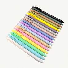 6/12pcs Random Color Minimalist Macaron Morandi Candy Color Retractable Gel Pens 0.5mm - A - View 2