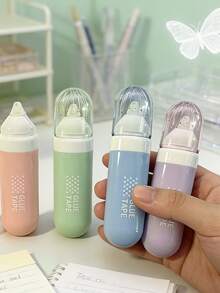 1pc/4pcs Morandi Erasable Dot Glue, Diamond Shape Adhesive Tape, High Aesthetic Stationery, For Scrapbooking, Photo Sticking And Handmade DIY - Dot Glue Tape - View 8