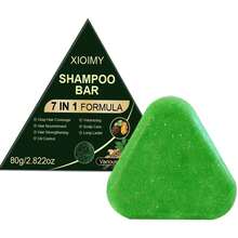 Xioimy [Cuci Setiap Tujuh Hari Sekali, Begadang Tanpa Kebotakan] Pembersih Kuat, Pengontrol Minyak, dan Rambut Lembut, Sabun Sampo Tiga dalam Satu 7-in-1 80g, Mengandung Berbagai Bahan Herbal Alami, Membersihkan Kulit Kepala Secara Mendalam, Multi Efek dalam Satu Produk - kuantitas - View 1