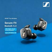 sennheiser SPORT TRUE WIRELESS Sports Earbuds, IP54 Dust And Sweat Resistant, 27h Long Battery Life, Bluetooth Earbuds For Running, Fitness, Cycling, And Commuting - View 9