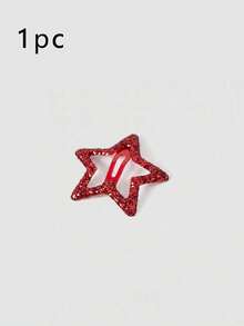 20/10/1pc Women's Glowing Red Star Hair Clips, Hair Accessories Including Bangs Clips, Glowing Hair Clips Claw Clips For Concerts And Parties - Multicolor - View 9
