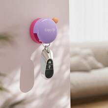 1pc Dopamine Toothpaste Hook, No-Drill Bathroom Wall-Mounted Storage Clip, Face Wash Holder, Wall Storage Clip - Multicolor - View 7