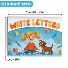 English Alphabet & Phonics Learning Notebooks, ABC Letter Tracing And Writing Practice, Letter Recognition, Beginning Sounds, Early Vocabulary And Handwriting Activities, Rabbit & Dog Theme Educational Worksheets - English Alphabet & Phonics - View 9