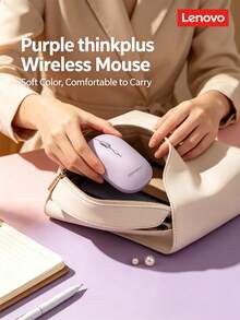 Lenovo Lightweight Wireless Mouse, Colorful LED Portable Office Mouse, Silent Mouse For Laptop And Desktop - View 6