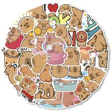 50pcs Cute Animal Series Stickers, Suitable For Laptop, Water Bottle, Refrigerator, Books, Luggage, Table, Helmet, Skateboard, Guitar, Scrapbook Decoration, DIY Label Gift Seal Stickers, Packaging Labels, Party Stickers - Multicolor - View 6