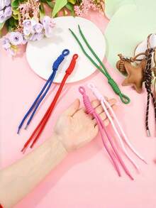 10/20/50/100/200pcs Nylon Cord DIY Handmade Weaving Set, Suitable For Backpack Accessories, Handmade Materials And Jewelry Making - Multi-color - View 9
