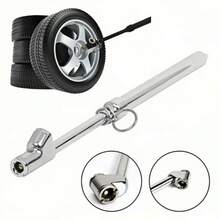 Medidor de Presión de Neumáticos de Varilla, Manómetro de Aire para Llantas de Auto, Camioneta y Moto, Lectura Precisa - A - Ver 1
