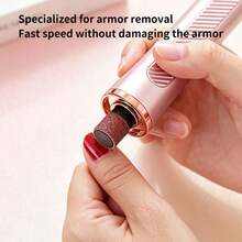 LIMEGIRL Wireless Electric Foot File, Rechargeable Handheld Callus Remover, Full-Function Personal Foot Rasp, Portable Foot Smoother, Suitable For Home And Nail Salon Callus Removal, Valentine's Day Gift, Christmas Gift - View 7