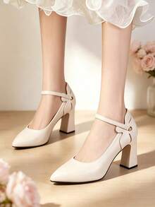 Women Pumps - Beige - View 2