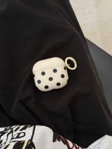 Casing Pelindung Minimalis Motif Macaron Polka Dot untuk Pods 4, Kompatibel dengan Apple Pod 3, Pro Earphone Shell Generasi ke-2, Bluetooth Nirkabel Generasi ke-3, Pod Pro Generasi ke-4, dan Generasi ke-5. - Putih - View 18