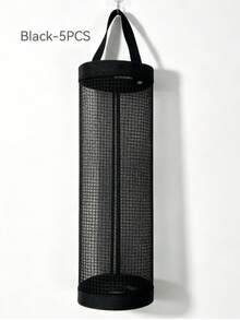 3/2/1pc Trash Bag Storage Hanging Bag, Wall-Mounted Drawstring Shoe Bag, Back To School Kitchen Plastic Bag Organizer Rack, Woven Mesh Bag, Plastic Bag Storage Rack With Hanging Net - Multicolor - View 15