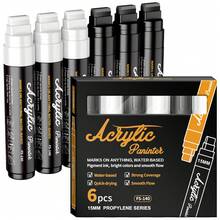 FLYSEA Black And White Set Large Liquid Chalk, 3-In-1 Tip Can Be Used, Can Be Washed And Erased, Suitable For Glass Board, Blackboard, Window, Mirror, Car Windshield; Suitable For Office Workplaces, Coffee Shops - Sets - View 15