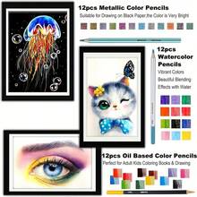 76 Drawing Sketching Kit Set - Pro Art Supplies With Sketchbook & Watercolor Paper - Include Tutorial,Watercolor,Graphite,Colored,Metallic,Pastel,Charcoal Pencil - For Artists Adults - 76-piece Painting Set - View 8