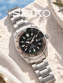 Seiko Men's Mechanical Watch - Automatic Mechanical Movement, Dark Brown Dial, Stainless Steel Case And Bracelet, Business Style SPB189J1, Suitable For Daily Wear - Dark Brown - View 1