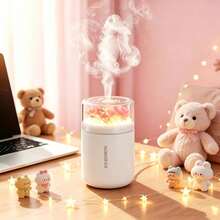 Eternal Flower Mini Humidifier USB Portable Desktop Humidifier With Night Light Silent Fine Mist Air Humidifier Suitable For Home Bedroom Office Car Cute Aesthetic Decor Gift - Mistless - View 4