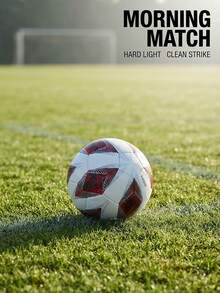 1 Buah, Bola Sepak Dasar Unisex untuk Pemula, Remaja & Dewasa, Desain Warna-warni yang Cantik, Ukuran 5 Standar Resmi, Bola untuk Latihan Pribadi & Pertandingan, Penggunaan di Dalam dan Luar Ruangan, Permainan & Rekreasi - MultiWarna - View 3
