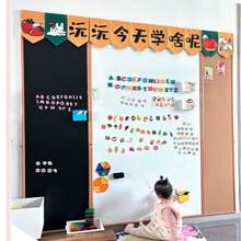 Solid Wood Frame Blackboard, Commercial Menu Set, Restaurant Advertisement Board, Magnetic Refrigerator Magnets, Erasable Wall Photos, Whiteboard Wall, Doodle-Friendly Wall Sticker. - 1PC - View 8