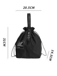 Japanese Style Handbag, Insulated Cooler Bag, Drawstring Bento Bag, Portable Lunch Tote Bag Suitable For Students And Office Workers. Multi-Functional Drawstring Closure Lunch Box Tote Bag, Insulated Bento Bag (Non-Food Contact). - Multicolor - View 15