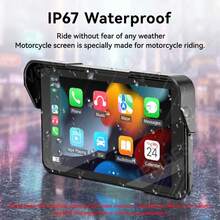 VENBES 5 Inch Waterproof Motorcycle PND Touch Screen, Quick Detachable Wireless CarPlay & Android Auto Motorcycle Display, Bluetooth Media Player - 5inch Motorcycle PND Main Unit - View 5