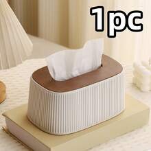 1pc Tissue Box Cover, Tissue Box Sleeve, Napkin Holder, Tissue Box - View 11