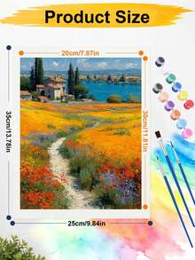 1 Set Of Digital Oil Painting Set, Suitable For Beginners, Pastoral Style-Adult Beginner Set, Birthday Gift, Anniversary Gift, Holiday Gift, Home Decoration. - A - View 7