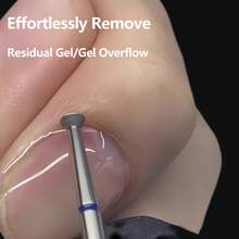 Small Disc-Shaped Diamond Grinding Bit; Rotary Bit For Russian-Style Cuticle Prep (Gel Removal); Accessory For Electric Nail Drill - Multicolor - View 4