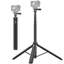 PULUZ 1.4m Action Camera Selfie Stick Tripod Vlog Live Streaming Holder (Black) - View 2