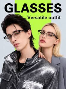 Anti-Blue Light Glasses, Anti-Fatigue, Lightweight And Comfortable, No Pressure On Nose Bridge For Long-Term Wear, Suitable For All Face Shapes, Ideal For Long-Term Office And Outdoor Use, Perfect Holiday Gift - Glasses - View 2