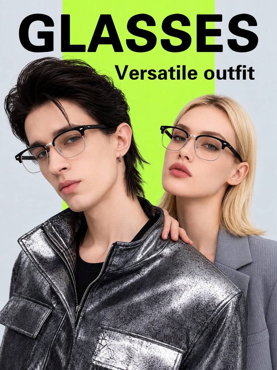 Anti-Blue Light Glasses, Anti-Fatigue, Lightweight And Comfortable, No Pressure On Nose Bridge For Long-Term Wear, Suitable For All Face Shapes, Ideal For Long-Term Office And Outdoor Use, Perfect Holiday Gift