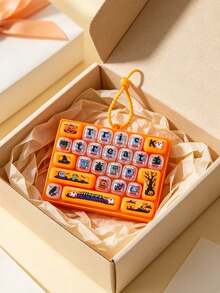 1pc 26-Key Halloween Keychain Pendant, Bag Accessory Keychain, Car Keychain, Women's Keychain, Gift For Friends - Multicolor - View 4