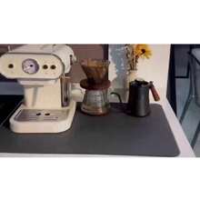 1pc Solid Black/Grey Extra Large Dish Drying Mat, Bar Countertop Waterproof Mat, Drying Mat, Drainage Mat, Coffee Machine Mat, Washing Machine Top Protector, Stove Top Mat, Dining Table Placemat, Mouse Pad, Coffee Cup | Tableware Drying, Absorbent Quick-Drying, Waterproof And Oil-Resistant, Washable And Reusable, Suitable For Kitchen | Cafe, Tea Cup, Coffee Cup, Coffee Machine Accessories, Home Decor For Coffee Lovers, Rental Home Renovation, Perfect As Housewarming Gift, Christmas Gift - Multicolor - View 11
