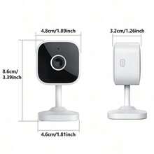 Dymonde S8A Camera, 2.4G Wi-Fi, Remote Control, Night Vision, Two-Way Video, Baby Cry Detection, Motion Detection, Built-In Lullabies, Pet Monitoring. - White - View 11