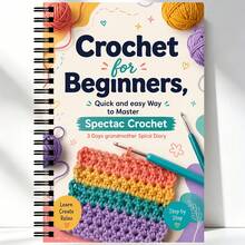 This Knitting And Crochet Journal Is Designed For Crafters, Students And Teachers, Helping You Learn Basic Needlework And Simple Crochet Projects. This Aesthetic Notebook Is Dedicated To Organizing Your Knitting And Crochet Creations - A - View 3