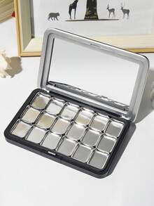 Beautizon Nailartlab 18-Compartment Magnetic Alloy Makeup Organizer With Mirror – Suitable For Blush, Eyeshadow, And Gel Polish - Multicolor - View 6