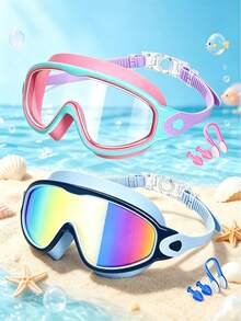 1/2 Pack Kids Swimming Goggles, Suitable For Children Aged 3 To 15, Leak-Proof Function, Anti-Fog Design, Suitable For Swimming Pools And Water Sports, Suitable For Boys, Girls, Teens And Toddlers - Multicolor - View 16