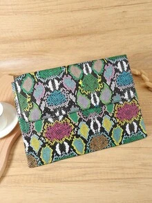 Fashionable Printed Women's Clutch Handbag, Large Capacity Magnetic Closure, Multifunctional Portable Wallet & Phone Bag, Suitable For Outdoor Use - Multicolor - View 5
