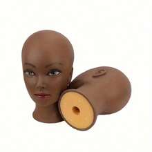 Bald Mannequin Head With Wig Stand Tripod, Female Wig Head Stand For Wig Making And Display, With T-Shaped Large Pin Set - View 7