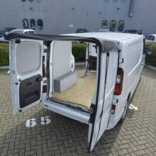 1pc 600D Oxford Fabric RV Sunshade, Foldable & Durable Barn Door Style Sunshade, Suitable For Ram Promaster, Peugeot Boxer, Iveco, T5 T6 Outdoor Camping Vehicles, Universal Rear Window Sunshade - Multicolor - View 5