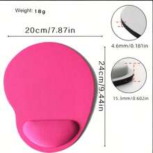 Wrist Rest Mouse Pad, Thin Foam Wrist Support, Non-Slip, Wear-Resistant, Skin-Friendly, Comfortable Mouse Pad With Wrist Rest And Hand Pillow - A - View 5