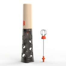 Mini Electric Milk Frother, Foldable Egg Beater, Coffee Stirrer, Hands-Free Mixing, Equipped With Two Interchangeable Whisk Heads, Suitable For Coffee Lovers And Baking Enthusiasts - Default - View 13