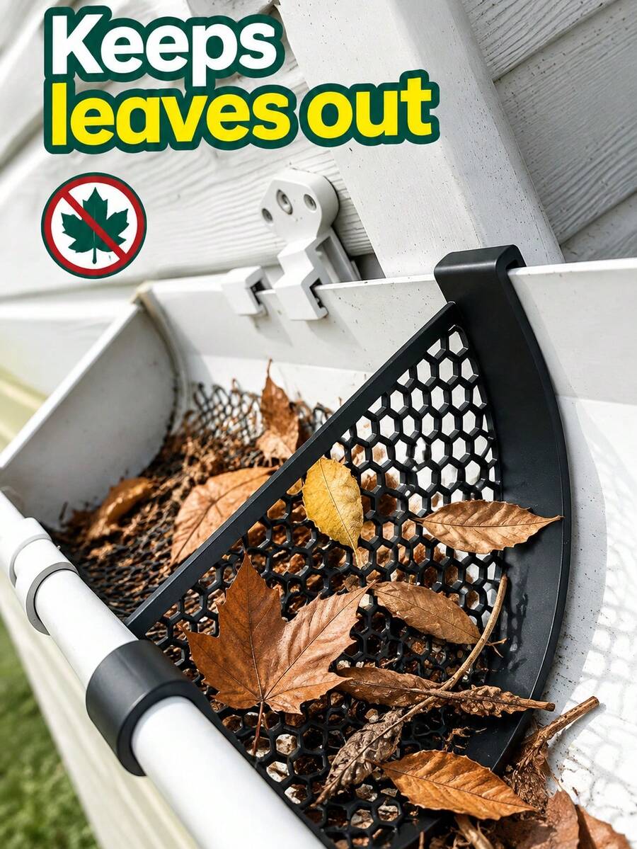 Roof Drain Filter Mesh, Suitable For 120mm Pipes, Prevents Gutter Leaf Clogging, Leaf Interceptor Net, Roof Drain Anti-Clogging, Leaf And Debris Interceptor, Drain Outlet Protection Mesh - Multicolor - View 1
