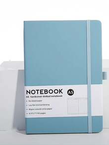 1pc Multi-Color A5 PU Leather Hardcover Notebook With Elastic Band, Thick Portable Writing & Record Journal, Suitable For Business Office, Meeting Notes, Study Diary, Travel Planning, Birthday/Christmas/New Year Gift - A5 - View 9