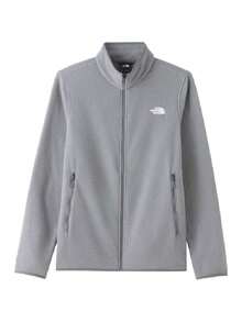 The North Face Men's Sports Fleece Jacket, Outdoor Stand Collar Casual Fleece Jacket 8FHXCQI - Medium Gray - View 1