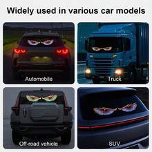 "Devil Eyes" Windshield Lights - USB LED Car Lights, Plug-And-Play, Easy To Install. "Devil Eyes" Daytime Running Lights Suitable For SUVs, Trucks, RVs, And Other Vehicle Models. Waterproof Design, Compatible With Most Passenger Cars. - A - View 5