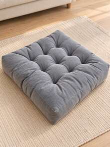 Bantal Lantai Tatami Persegi Besar 55CM, Bantalan Kursi Berumbai Tebal, Bantal Lantai Empuk Lembut untuk Ruang Tamu, Kamar Tidur, Membaca, Meditasi & Tempat Duduk di Lantai - Bantalan kursi tebal persegi - View 8