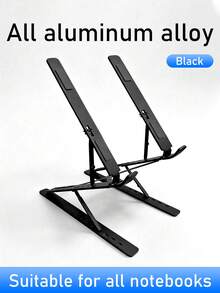 New N8 Laptop Stand Aluminum Alloy Portable Desktop Computer Holder Foldable Floating Double-Layer Stand Sturdy Support Desktop Laptop Stand Stable Structure Strong Load-Bearing Double Triangle Design No Shaking Suitable For All Laptops - View 8