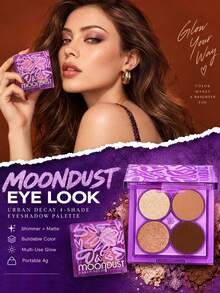 URBAN DECAY MOONDUST SPACE COWBOY Palet Eyeshadow 4 Warna 6.G-0.2 Oz - SPACE COWBOY QUAD - 6g - 0.2oz - View 8