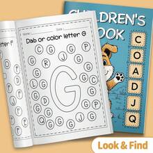 English Phonics & ABC Learning Notebooks, Alphabet Letter Recognition, Beginning Sounds, Letter Matching, Spelling And Early Reading Practice, Cute Dog Theme, Educational Activity Worksheets For Home And Classroom - Phonics & ABC Learning - View 10